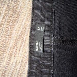 GLASSONS Black Jean Skirt - Size 12